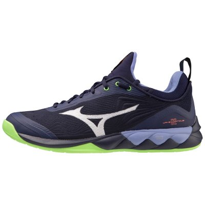 Zapatillas Para Voleibol Mizuno WAVE Luminous 2 Mujer Azules Oscuro / Verdes / Morados - Chile M167